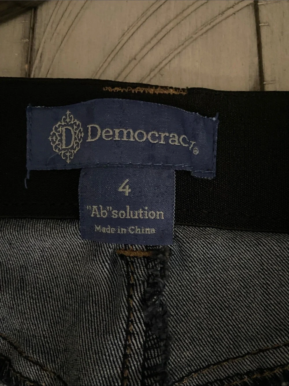 Democracy Ab Solution Denim Bermuda Shorts Indigo Blue Size 4 New Backyard BBQ